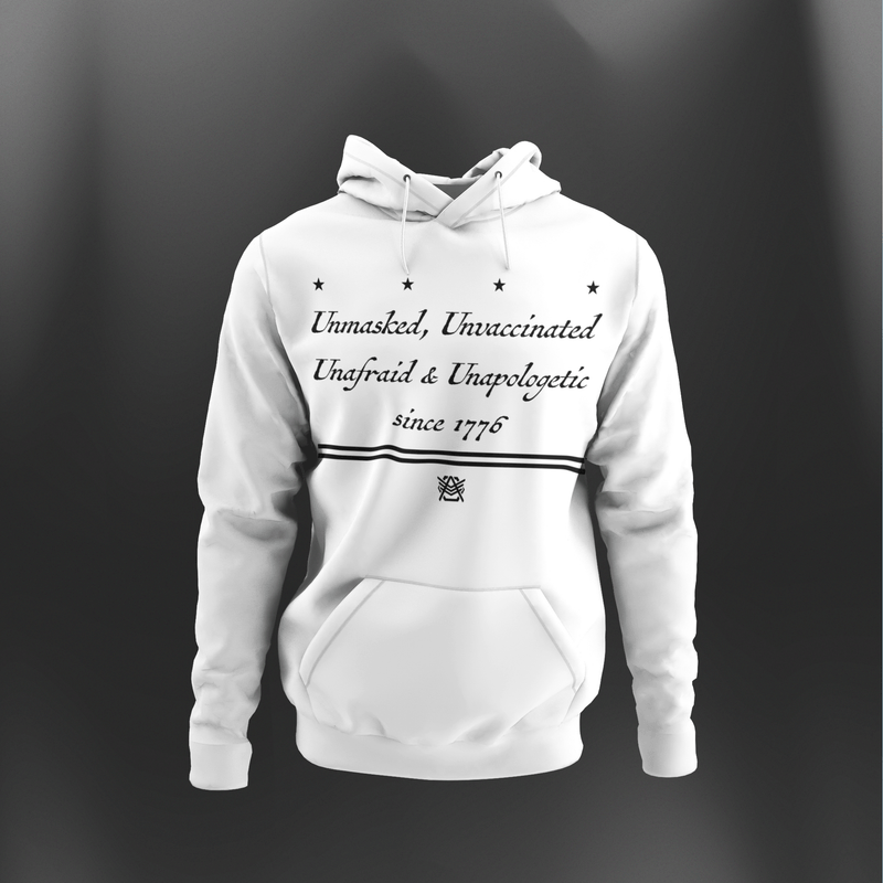 “Unafraid” Patriotic Pullover Unisex Hoodie